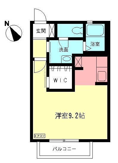 カサベルデ 102号室 間取り