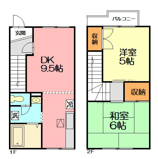 ハイネス井上 111号室 間取り
