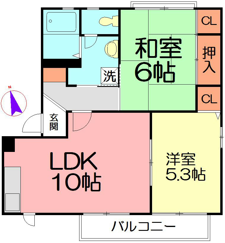 ヴェルドミール壱番館 201号室 間取り