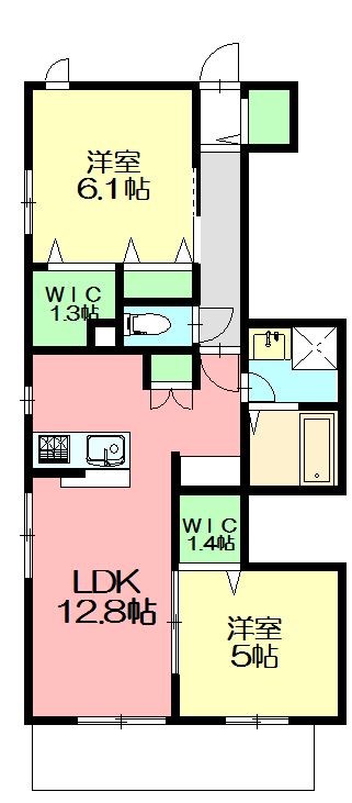 ベラフォレスタ壱番館 101号室 間取り