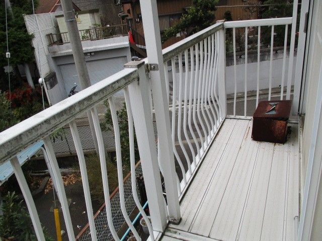 安西ハイツC ベランダ