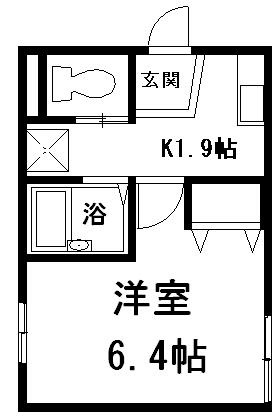 ジュネス鵠沼 101号室 間取り