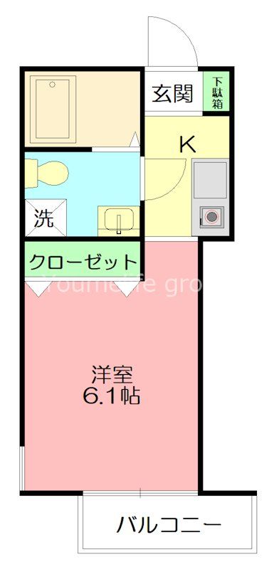 フェリーチェ本郷台 202号室 間取り
