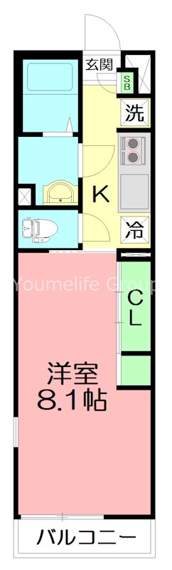 リブリ・ポピー 310号室 間取り