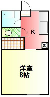 第2ひらいコーポ 103号室 間取り