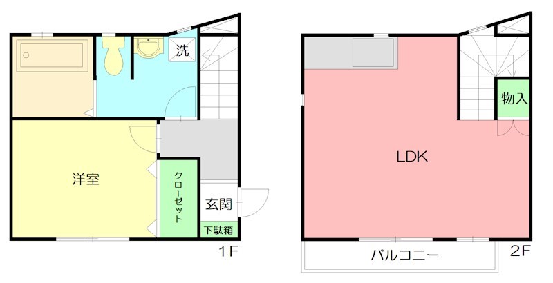 Ansty湘南 105号室 間取り