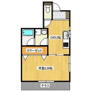 オリーブ 101号室 間取り