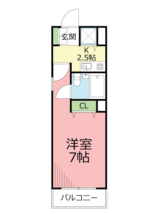 ラヴァージュ小町 301号室 間取り