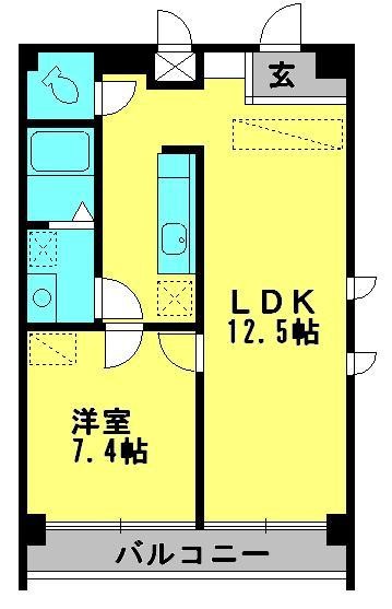 ハイブリッジ湘南Ⅲ 503号室 間取り