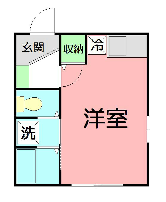 オレンジヒルズ 201号室 間取り