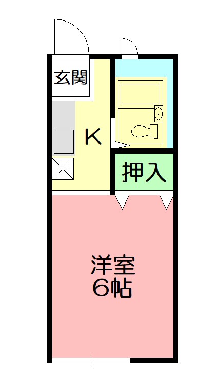 ジュネス上倉田 202号室 間取り