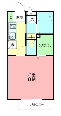 ワンズウエスト 103号室 間取り