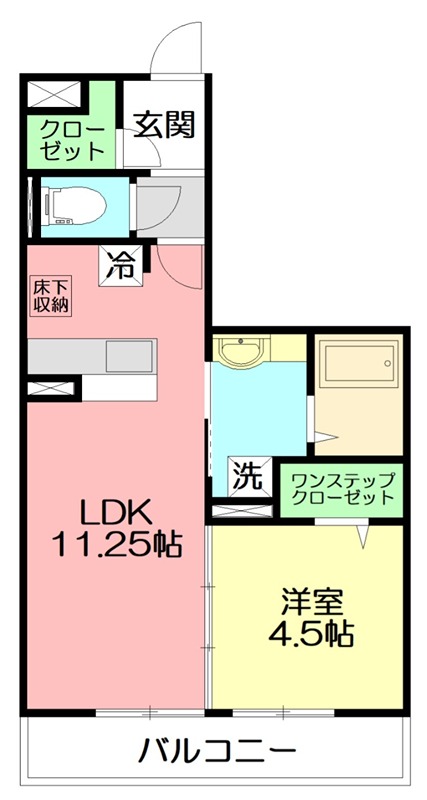 パークレジデンス厚木 303号室 間取り