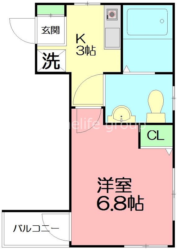 プリメーロ湘南 302号室 間取り