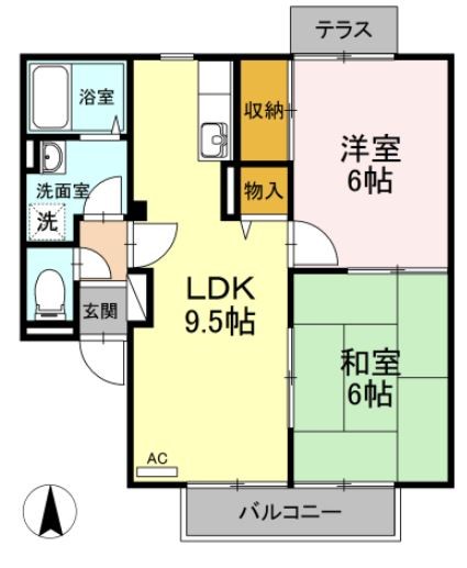 スバル飯泉 間取り