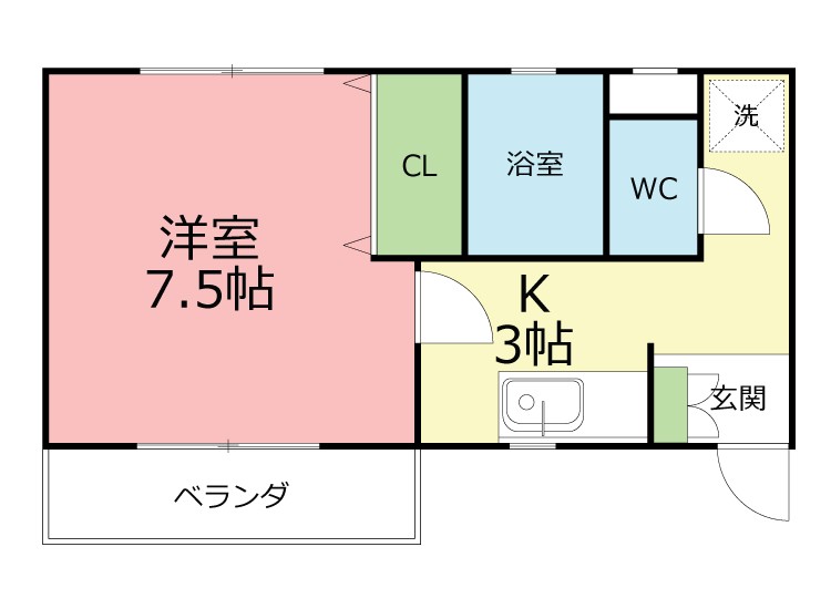 ハイネス小林C 間取り