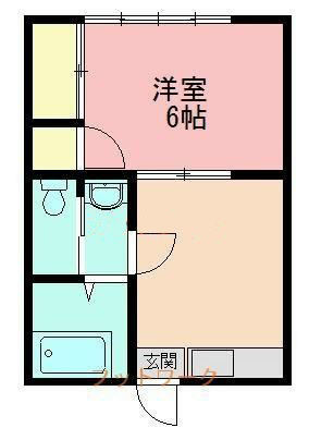 プラネットフォレスト 208号室 間取り