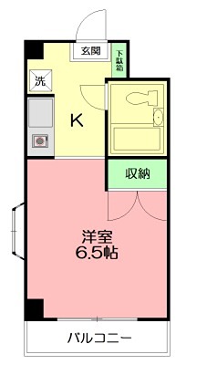 ベルメゾン 708号室 間取り