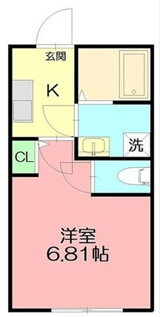 JHマリーナ平塚 104号室 間取り