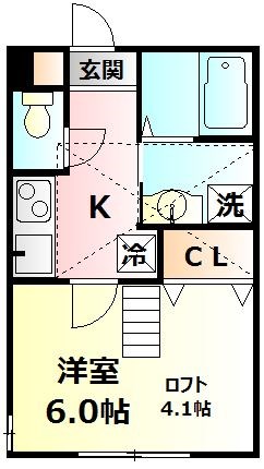 CASA ORISE Ⅱ 2-202号室 間取り