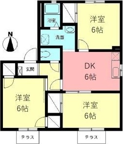 マルベリーC 101号室 間取り