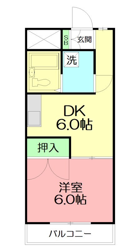 ピエモンテハイツ 301号室 間取り