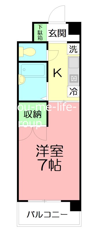 フローレット  305号室 間取り