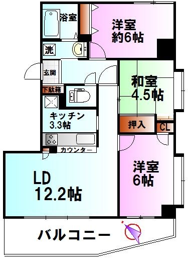 アーバンキャッスル湘南藤沢 間取り