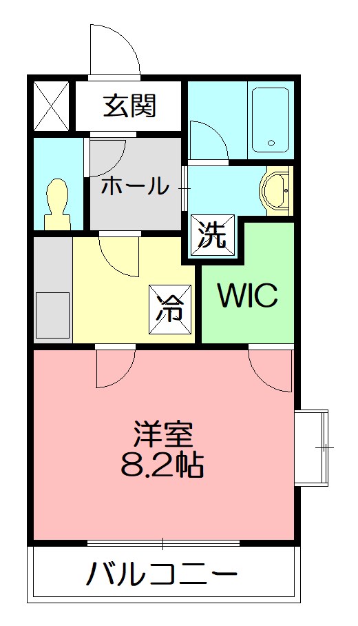 フローレンスⅢ 202号室 間取り