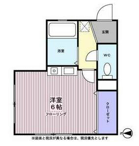 KANALOA 203号室 間取り