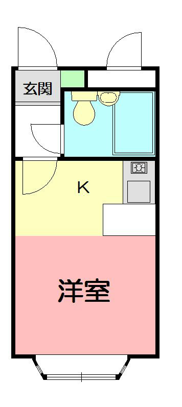 ベルピア・湘南深沢第1 206号室 間取り