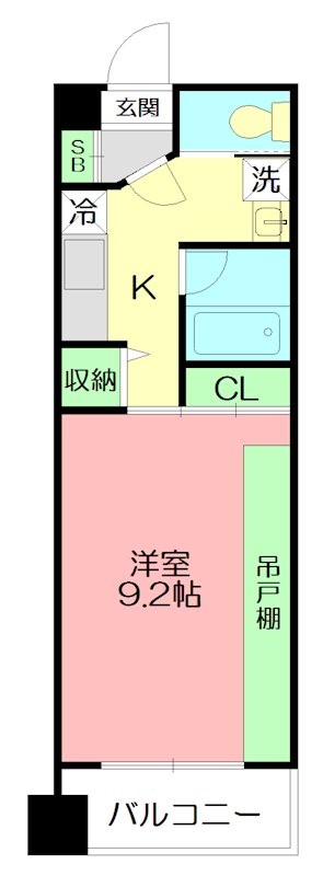 アネシス湘南 402号室 間取り