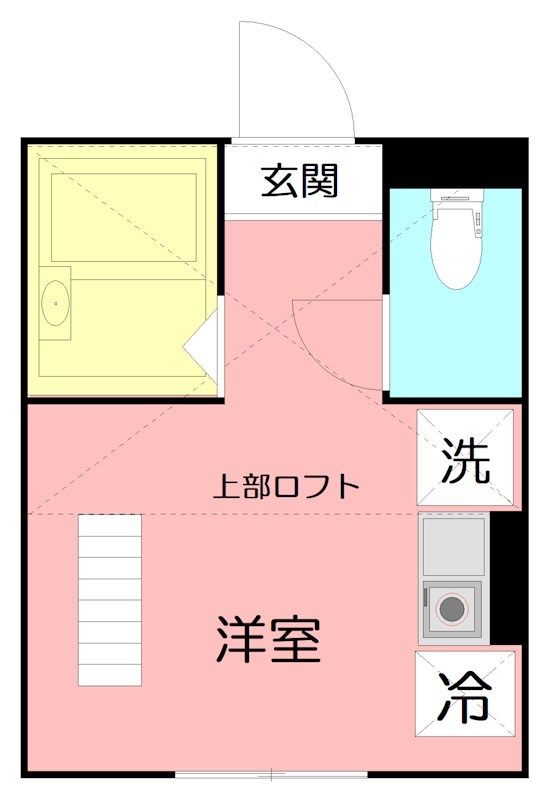 プライムテラス東海大学前Ⅰ 103号室 間取り