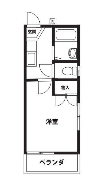 201号室 間取り