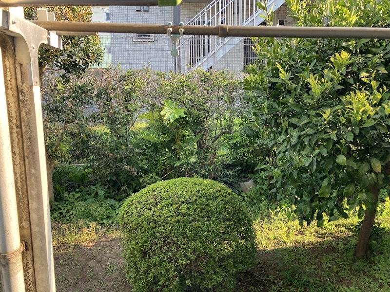 林山ハイツ ベランダ