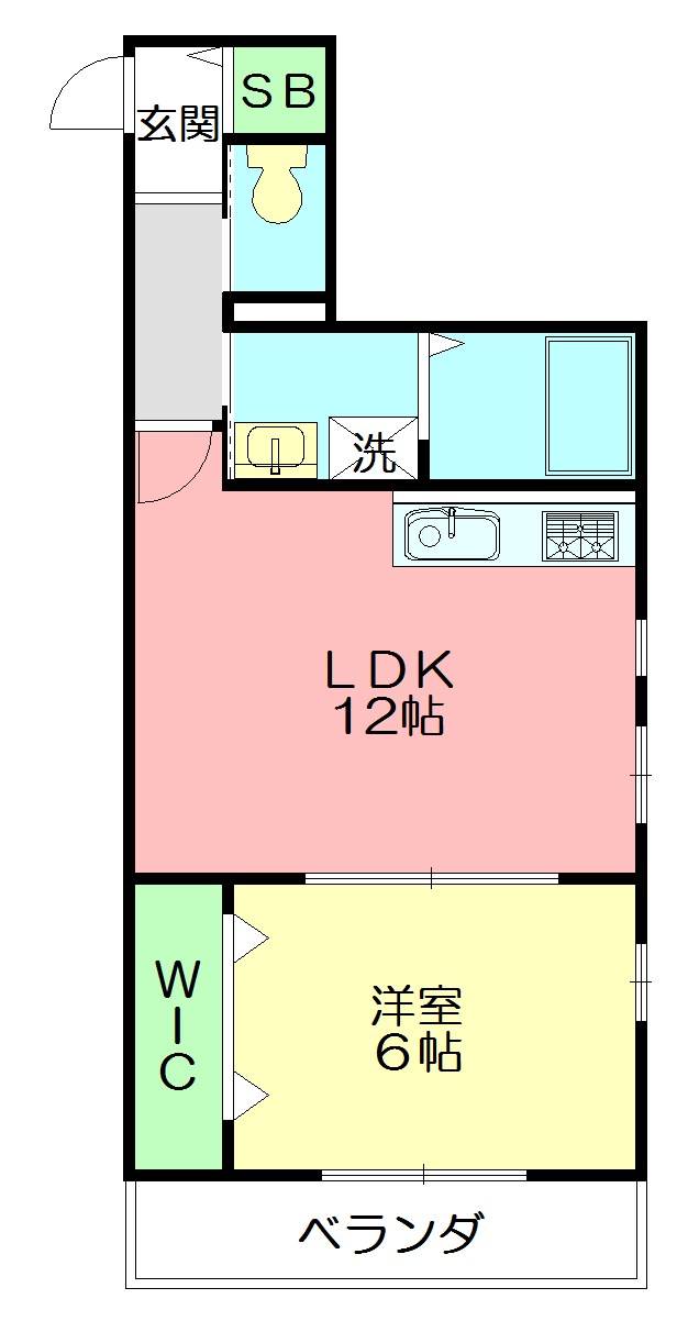 Raffinato湘南（ラフィネートショウナン） 205号室 間取り