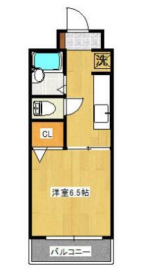 アルファコート鵠沼 203号室 間取り