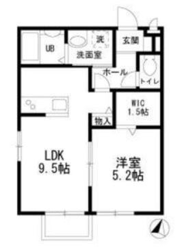 フォレスト湘南 201号室 間取り