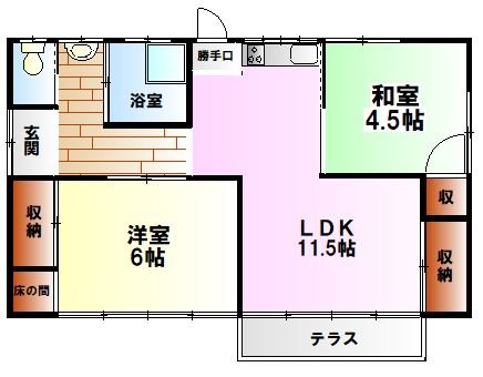 谷澤貸家 間取り