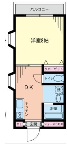 アベニュー湘南Ⅲ 107号室 間取り