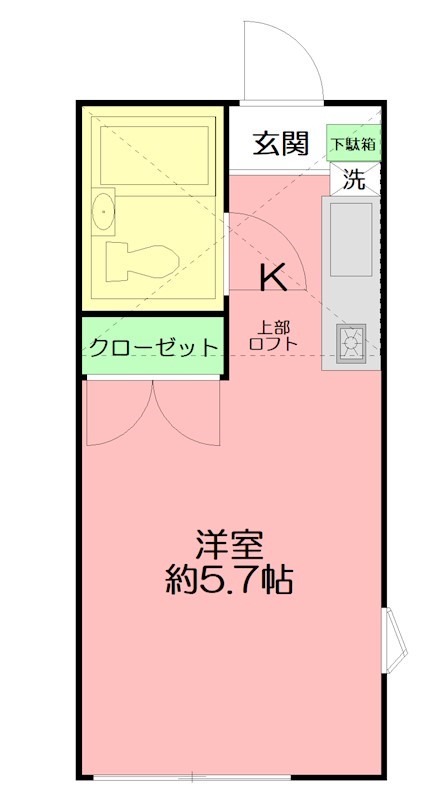 クレア湘南 間取り図