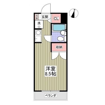 リュミエ本厚木 101号室 間取り