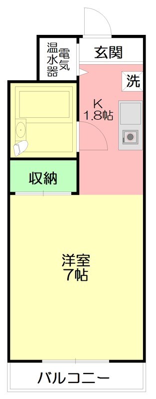 リュミエ本厚木 112号室 間取り