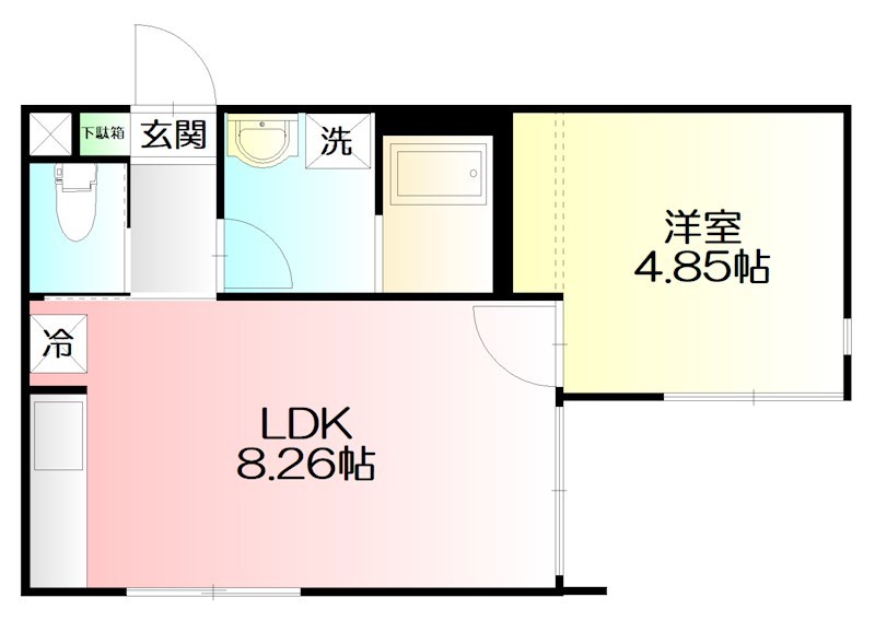 パティオ湘南 104号室 間取り