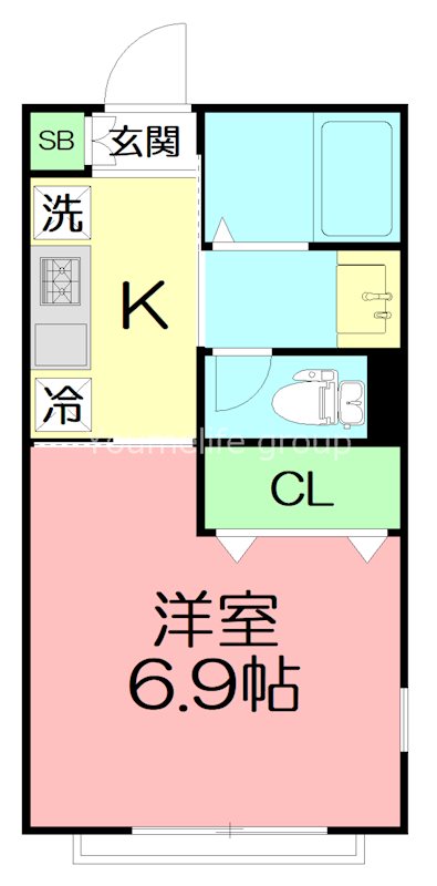 ファーストグローブ  103号室 間取り