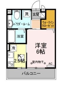 グランモア柳川A 105号室 間取り