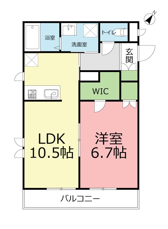 ラメール由比ヶ浜 202号室 間取り