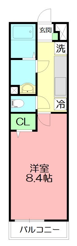 リブリ・湘南海岸 103号室 間取り