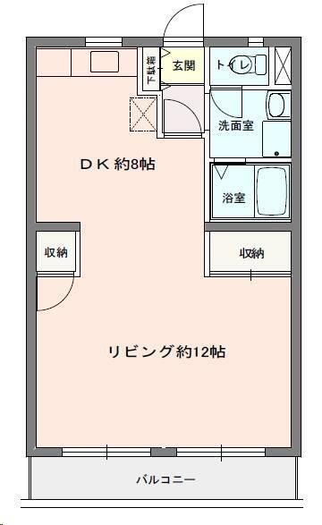 サニーハイツ平塚 102号室 間取り