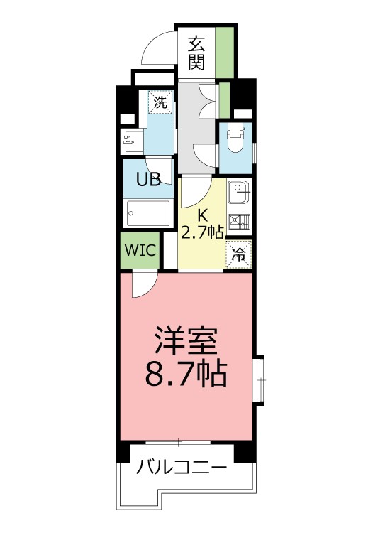 ロイヤルコーポ産興 103号室 間取り